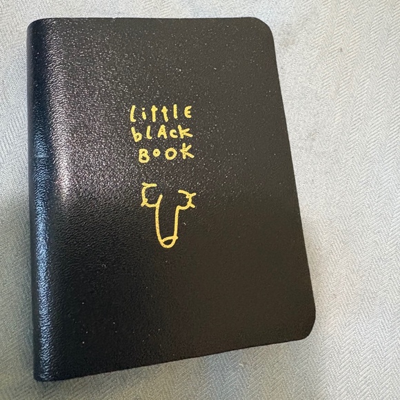 Funny gift “little black book” mini notebook blank pages - Picture 1 of 3